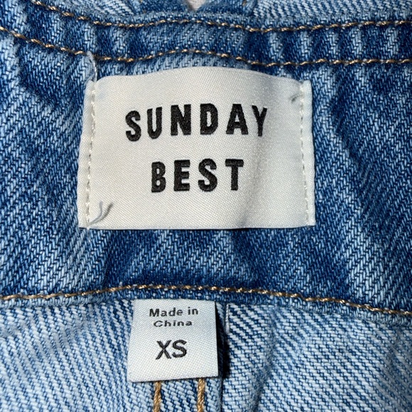 Sunday Best Light Blue Denim Overalls - Picture 5 of 10